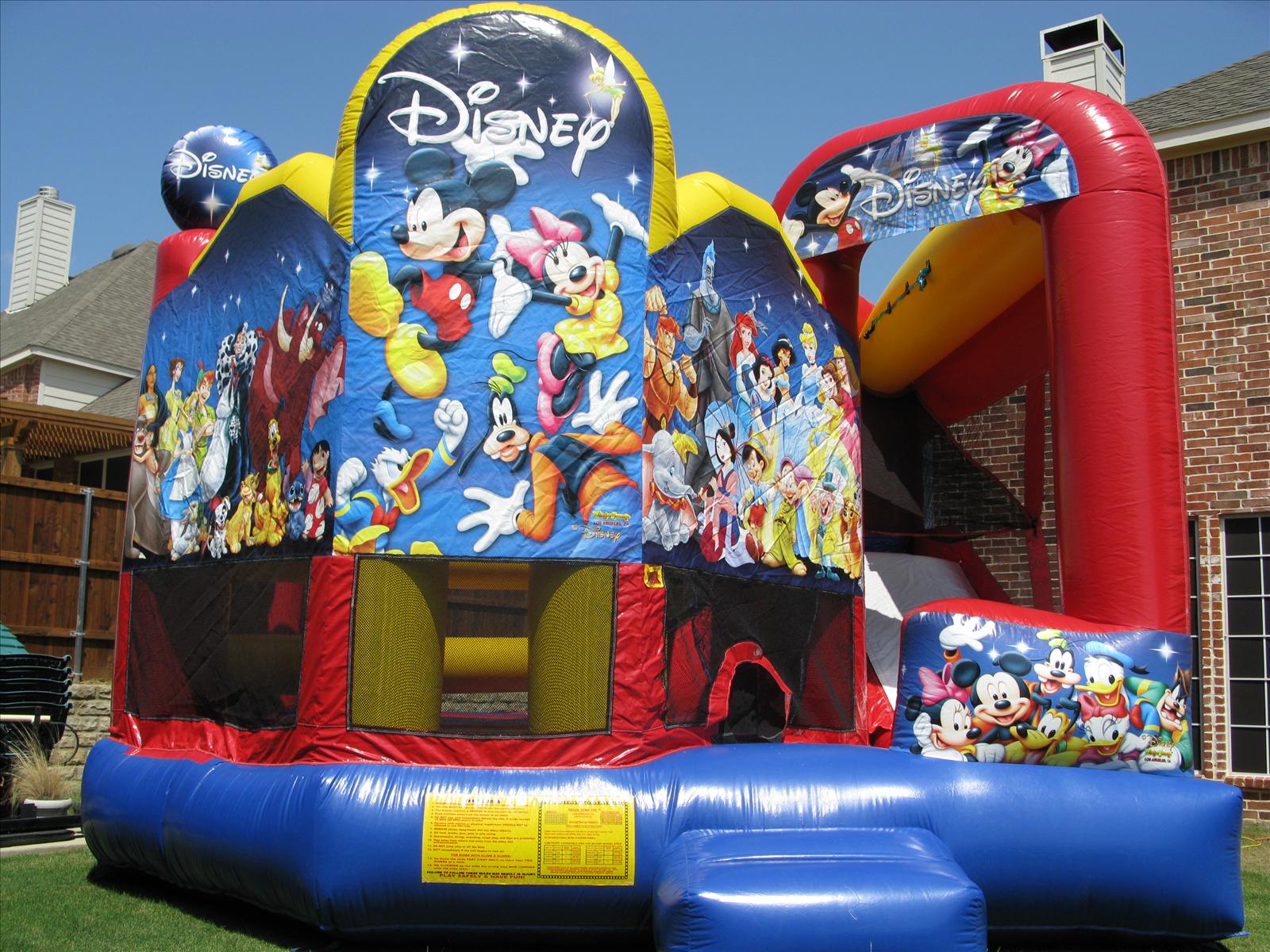 water slides for rent in Dallas, bounce house water slide rentals